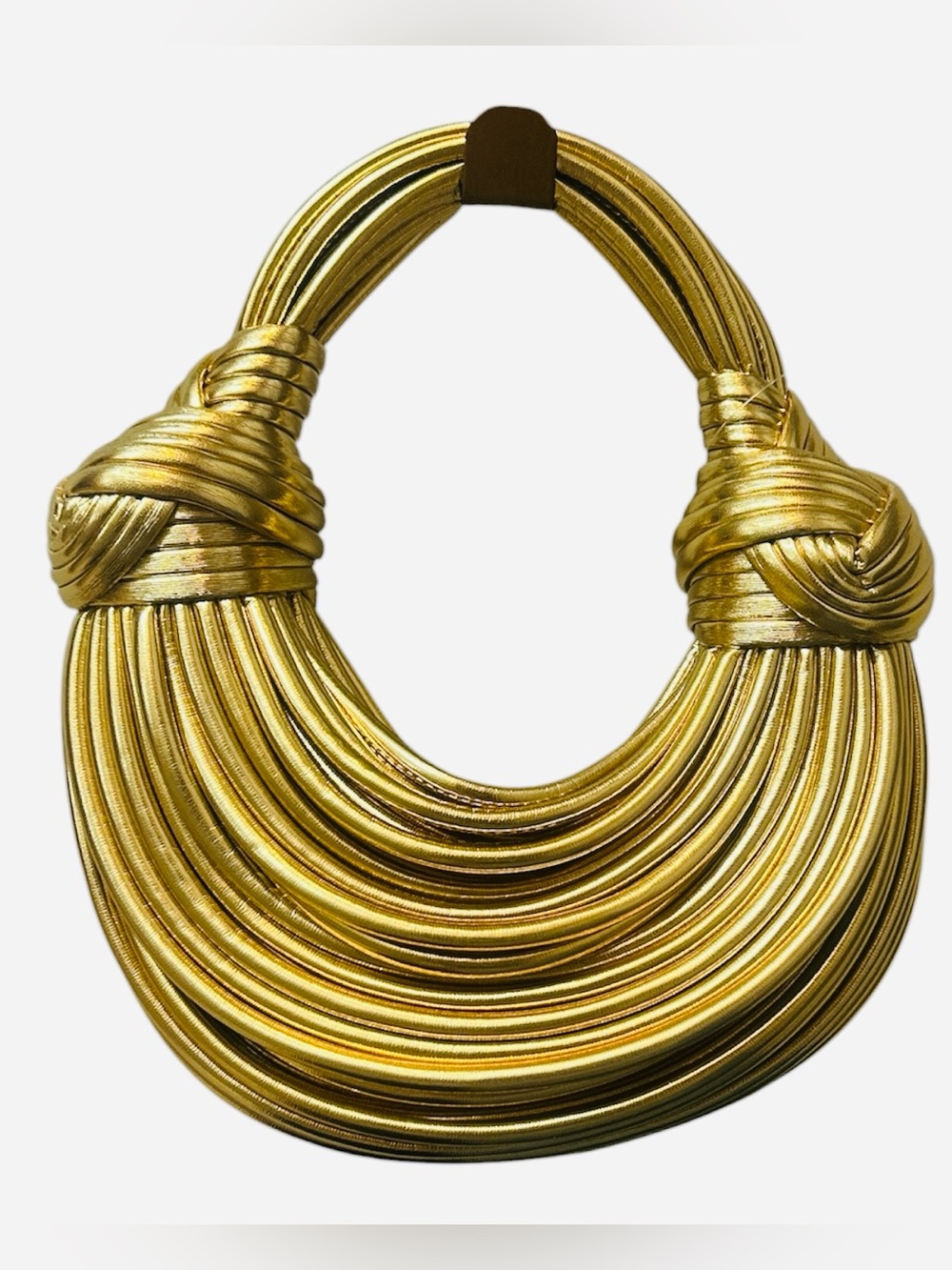Gold Statement Multi-Strand handbag